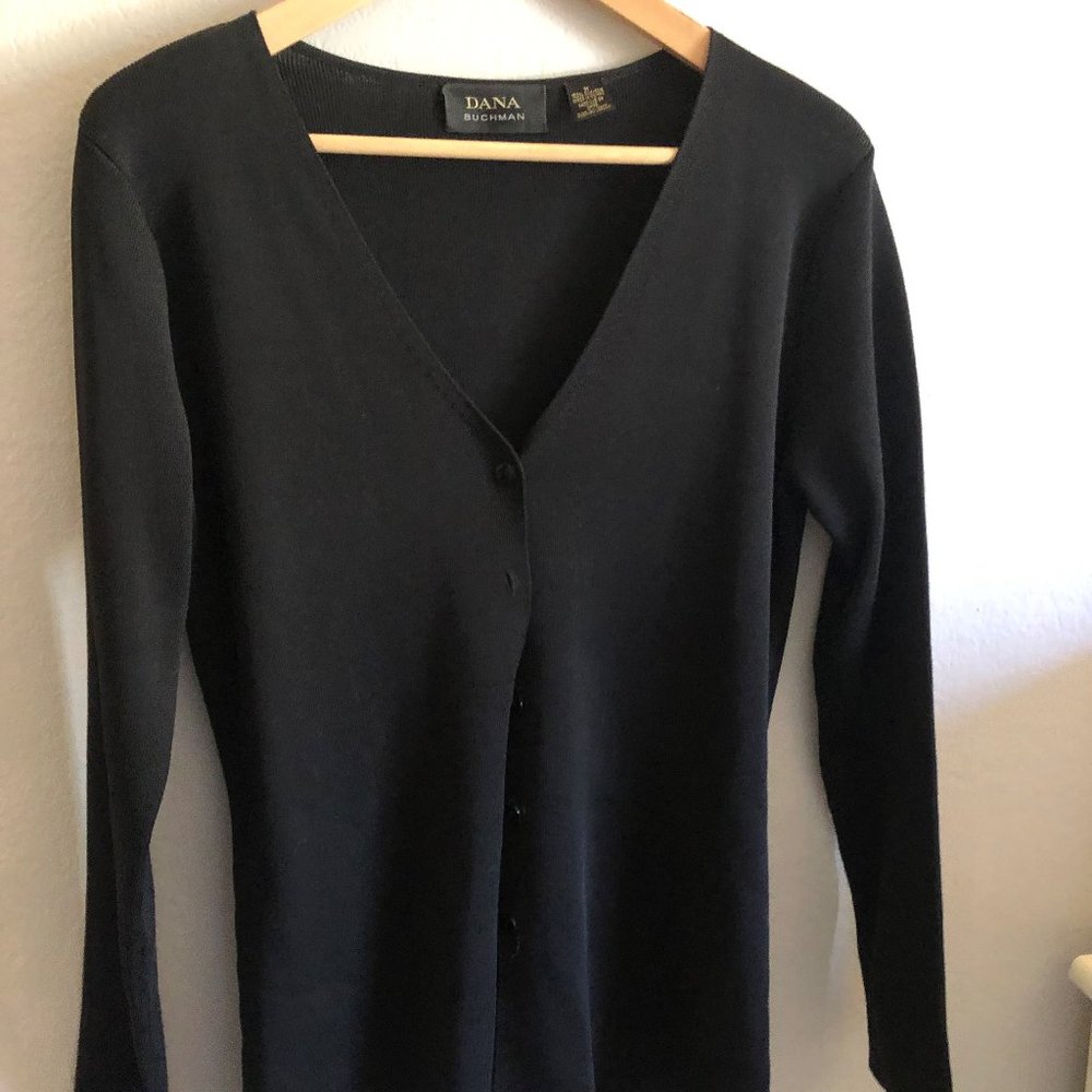 Dan Buchman Silk Cardigan
